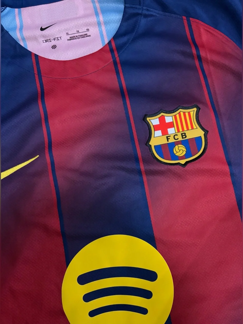 Nike Authentic FC Barcelona 2025/26 Home Soccer HJ4590-456 Jersey Men’s Sz: XL